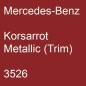 Preview: Mercedes-Benz, Korsarrot Metallic (Trim), 3526.